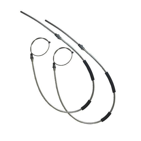 1977 Ford F250 4wd Long Front Parking Brake Cable, OE Steel