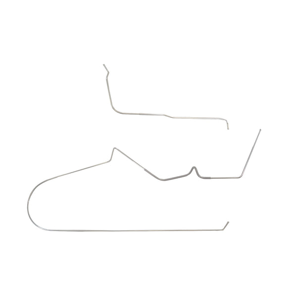 1963 Ford Thunderbird Tank to Pump 5/16" Main Fuel Lines 2pc, OE Steel