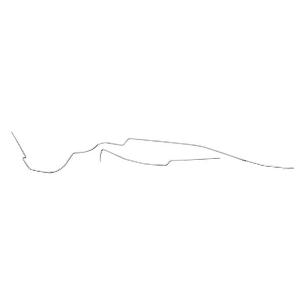 1972-77 Ford Maverick Tank to Pump 3/8" Main Fuel Line 2pc, OE Steel