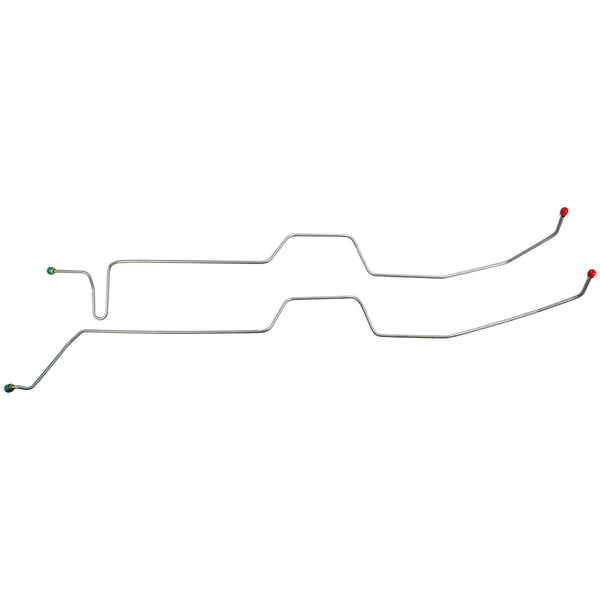 1972-77 Ford Maverick 250CID 6CYL C4 5/16" Trans Cooler Lines 2pc, OE Steel