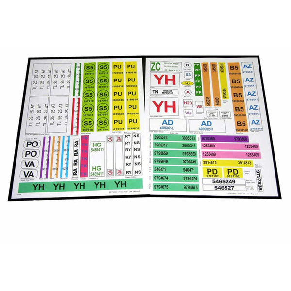 Concourse Detail Decals, 1968-72 General detail stickers
