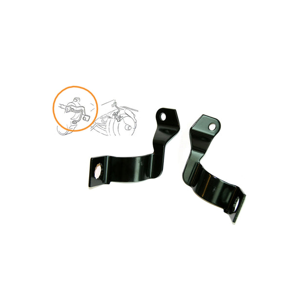 1967 GM A-body Four-Piston Caliper Disc Brake Hose Brackets, Pair