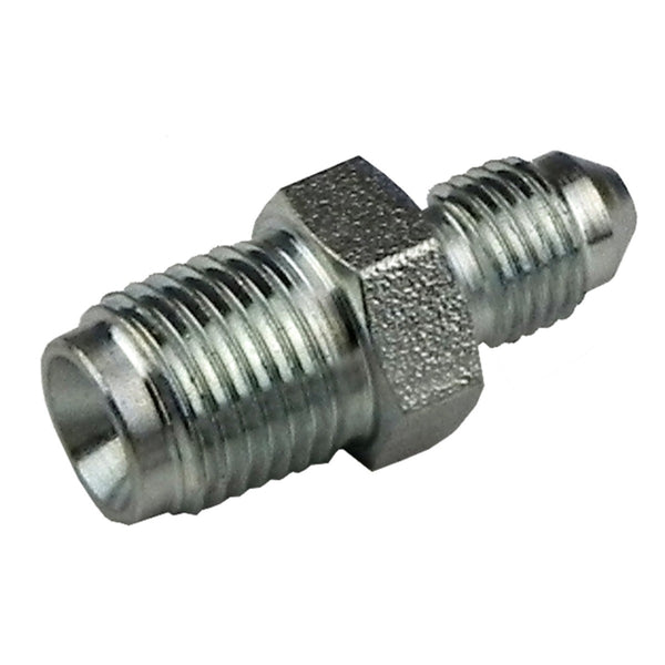 Hose Adapter Fitting, 3an Male to 1/2"-20 Inverted Flare Male