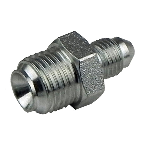 Hose Adapter Fitting, 3an Male to 9/16"-18 Inverted Flare Male