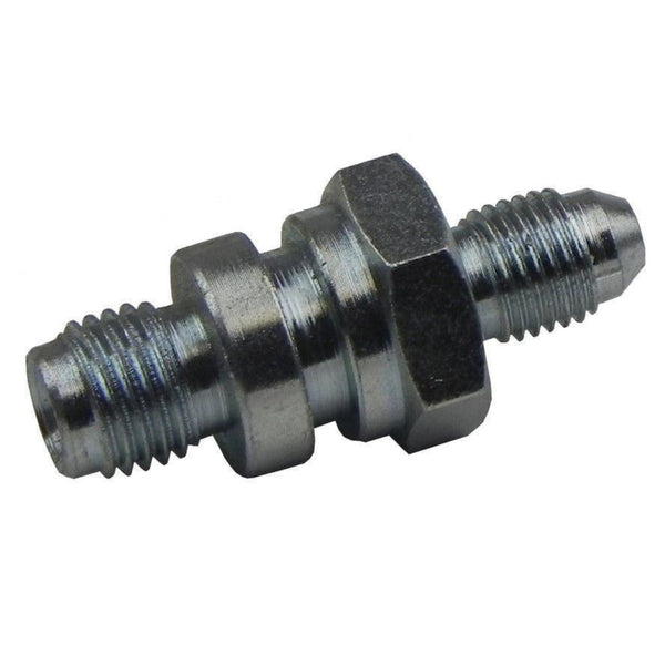 Stainless Hose Fitting 3-AN Male To 7/16-20 Male, Provision For C Clip Steel
