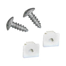 1964-77 GM License Plate Screws and plastic nuts 4pc