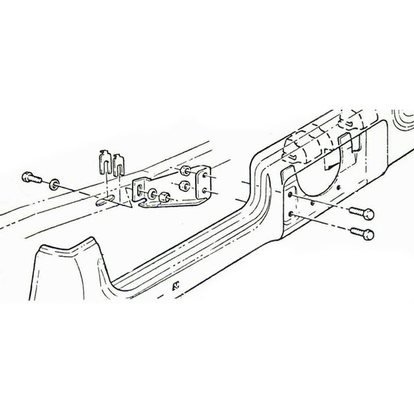 1969 GTO Rear Bumper Bracket Support To Bumper Hardware 10pc