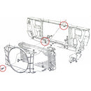 1969-73 GTO, 1969-79 Trans AM Fan Shroud Hardware Kit 12pc
