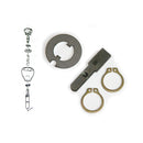 1969-77 Pontiac GTO,Trans Am Automatic Floor Shifter Button Hardware, 4pc