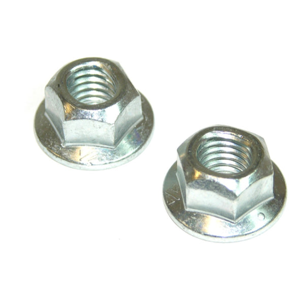 1964-72 GM Master Cylinder to Booster Lock Nuts Silver 2pc