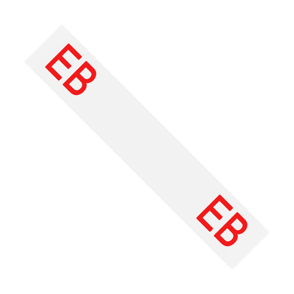 1964-72 GM A-Body Master Cylinder Bail Strap Sticker EB 1pc