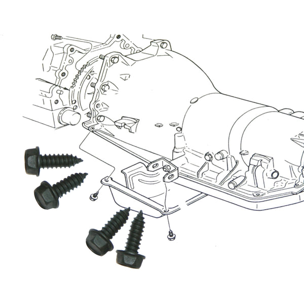 1968-72 GM Automatic Transmission Torque Converter Cover Bolts Coarse Thread 4pc