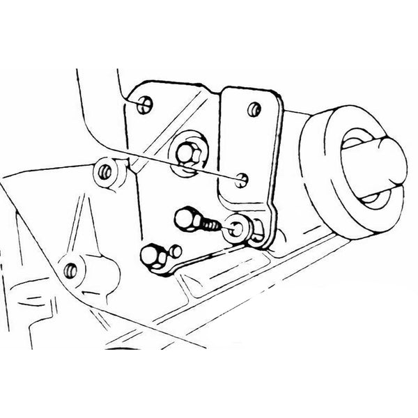 1970-72 Oldsmobile 4 Speed Shifter Mounting Bracket To Transmission Body 4pc