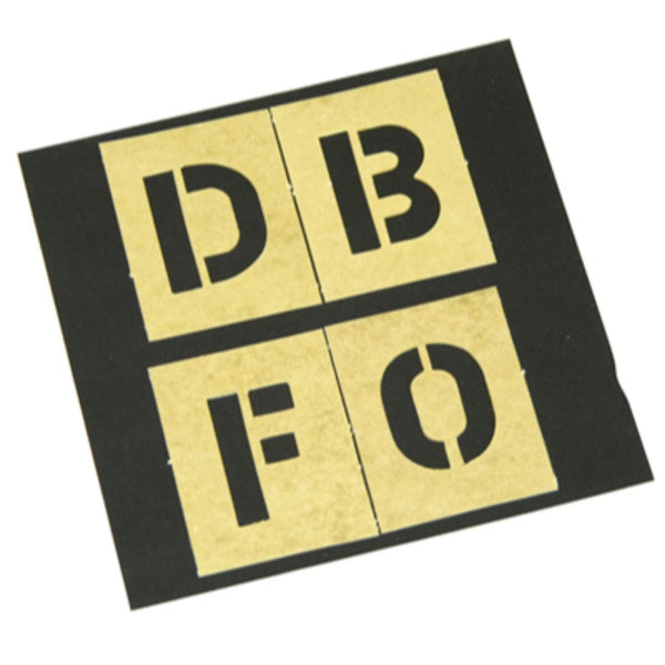 1967-69 Pontiac GTO Stencil FO, M - 20 4 Speed Manual Trans