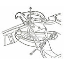 1968-72 GM A-Body F-Body Upper Control Arm Cross Shaft End Bolts And Washers 8pc