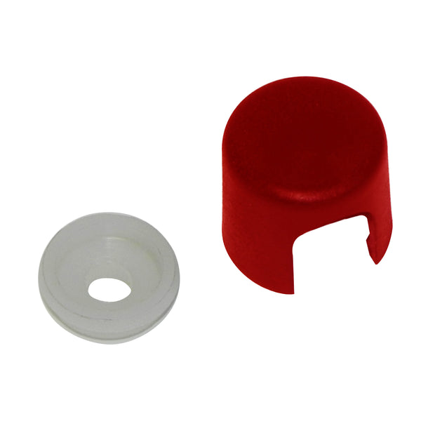 1961-78 GM Alternator Red Cap & Hold Down Spacer 2pc