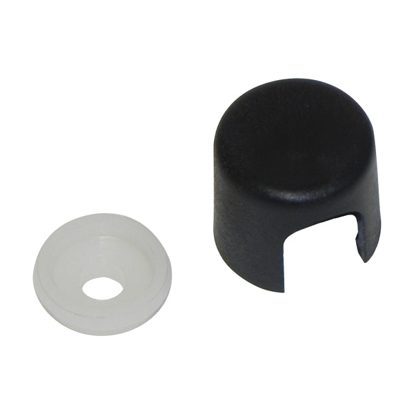 1961-78 GM Alternator Black Cap & Hold Down Spacer 2pc