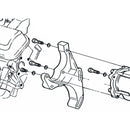 1966-72 Pontiac GTO AC Compressor Bracket Mounting Spacers And Bolts 8pc