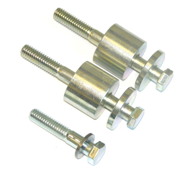 1966-72 Pontiac GTO AC Compressor Bracket Alum to Engine Block 8 pc Kit Spacers