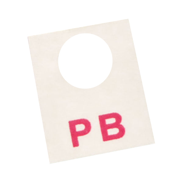 GM Brake Booster Tag, "PB", 1pc