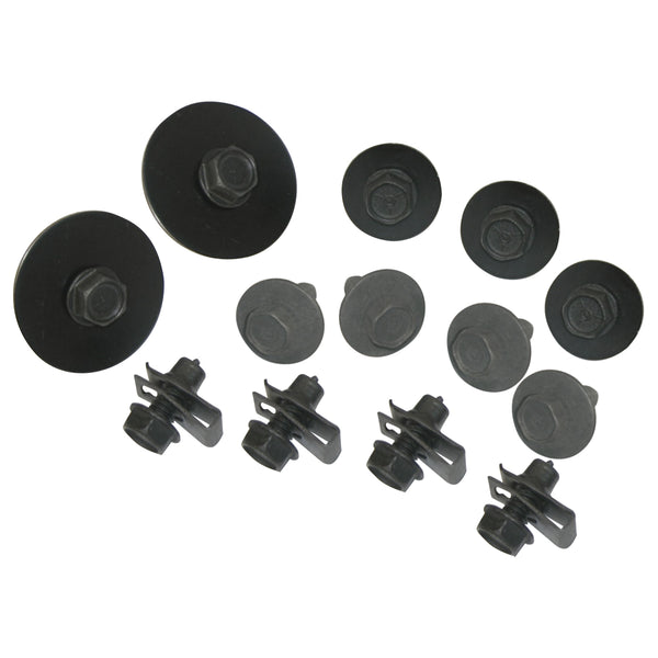 1969-72 Oldsmobile Cutlass 442 Inner Fender Hardware Kit 17pc Kit