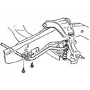 1964-72 GM A-Body Sway Bar End Links 22pc