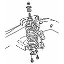 1964-72 GM A-Body Chevelle, GTO, 442, GS Front Lower Control Arm Bumper