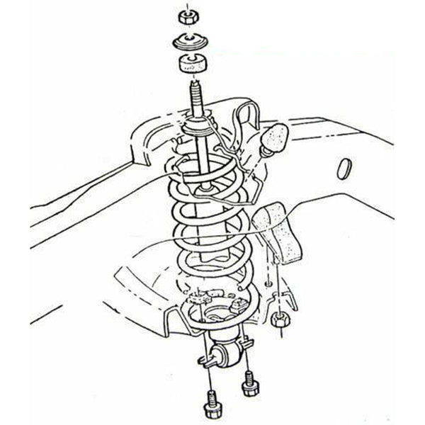 1964-72 GM A-Body Chevelle, GTO, 442, GS Front Lower Control Arm Bumper 2pc