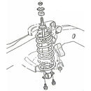 1964-72 GM A-Body Chevelle, GTO, 442, GS Front Lower Control Arm Bumper 2pc