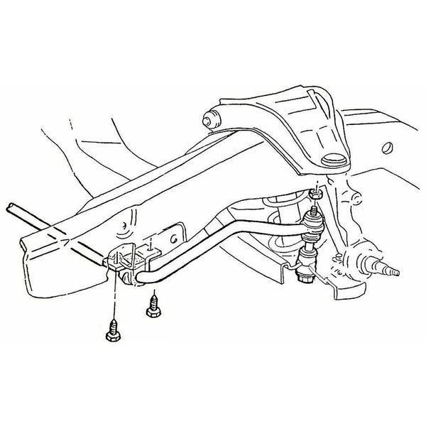 1964-77 GM A-body Sway Bar Bushings With 1" Or Larger Bar Pair