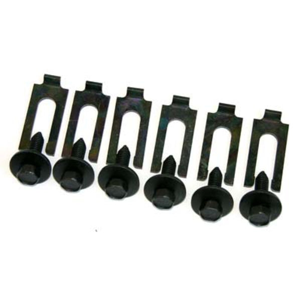 1968-72 GTO Front Fenders To Cowl Bolts With Shims Thick 12 pc Kit