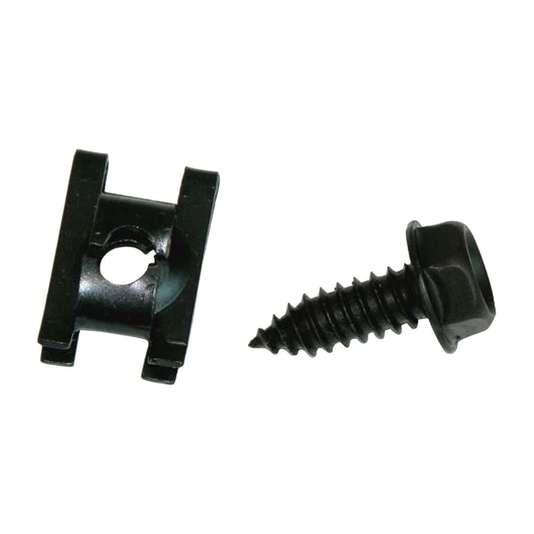 1968-72 Pontiac GTO Battery Hold Down Clamp Clip Nut & Bolt 2pc