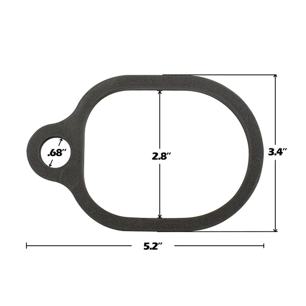 1968-69 GM A-Body Wiper Motor to Firewall Plate Gasket 1pc