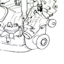 1968-72 Olds Water Pump Upper Pulley Shim Spacer Kit 3pc, Pulley Spacer Kit, Also 1979 Trans Am Olds 403 Engine