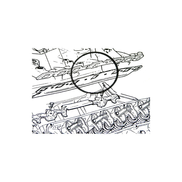 1964-72 Olds, Cutlass Heat Block Off Plates Between Intake & Head 2pc, Also 1979 Trans Am Olds 403 Engine