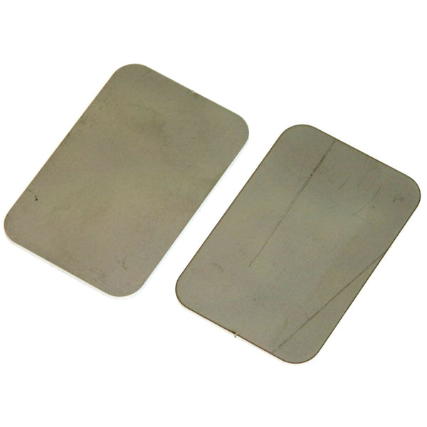 1964-72 Olds, Cutlass Heat Block Off Plates Between Intake & Head 2pc, Also 1979 Trans Am Olds 403 Engine