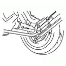 1964-72 GM A-body Lower Rear Control Arm Inserts 2pc