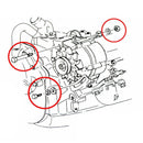 1968-72 Olds Engine Alternator Mounting Bolt Kit All V8 With AC