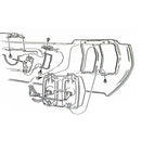 1970 Olds Cutlass Rear Bumper Tail Lights Mounting Kit 24pc, Does both sides - Tail Lights to The Rear Bumper