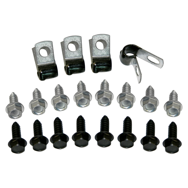 1971-72 Olds Cutlass Rear Bumper Tail Light Mounting Kit. 22pc