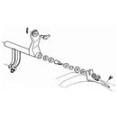 1969-71 Olds Cutlass 4 Speed Z Bar Bushing & Clip 2pc