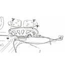 1968-72 GM A-Body Rear Speaker Mounting Kit 6pc