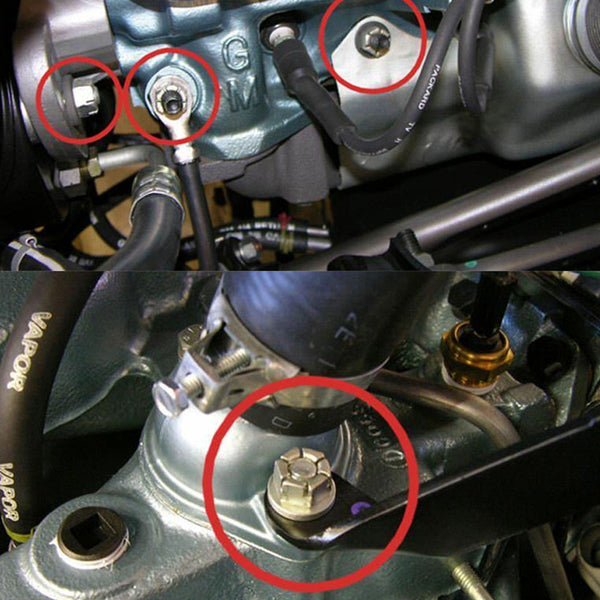 1964-77 Pontiac Engine Slot Nuts 2pc.