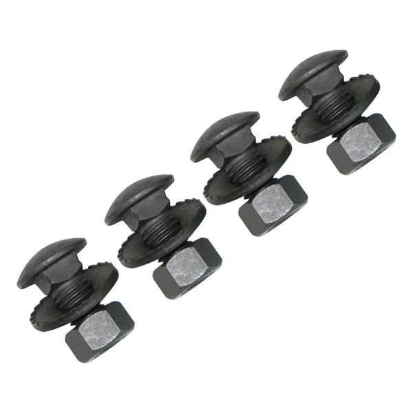 1964-77 GM A-Body Bumper Bracket Bolts Style 2 With Steel Round Head Bolts 12pc