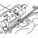 1968-72 Olds Cutlass Trans Mounting Clip To Frame 2pc Kit