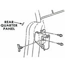 1969 Pontiac GTO Rear Bumper Corner Bumper Bracket Hardware 8pc