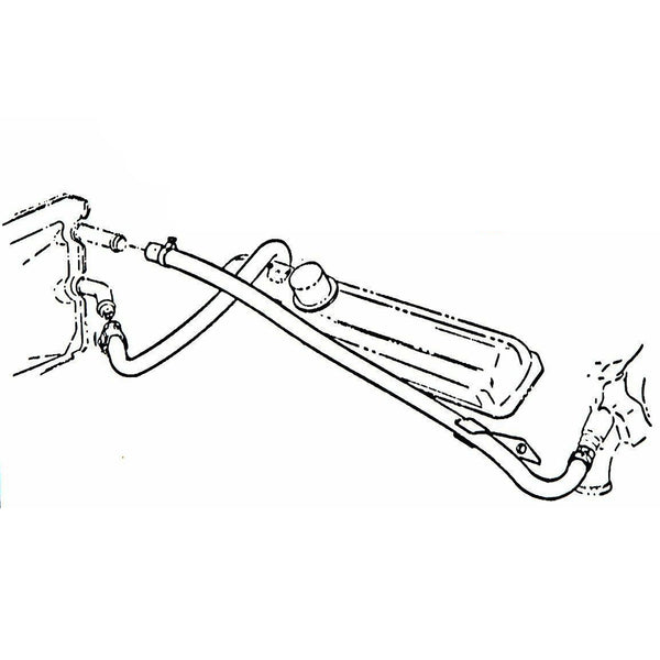 1968-72 Pontiac Heater Hose Clamps For Non AC Cars 4pc