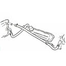 1968-72 Pontiac Heater Hose Clamps For Non AC Cars 4pc