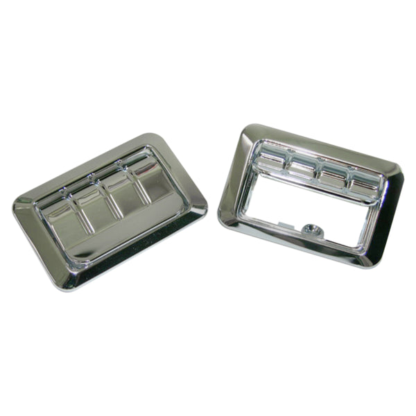 1968-69 GM A-Body Rear Arm Rest Ash Tray Cover Ribbed 2pc