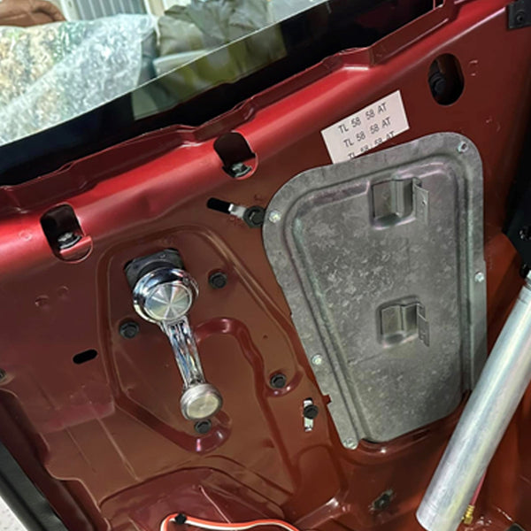 1969-72 GM A-Body Window Regulator Handles Clear Knob Kit Of 4 With Clips